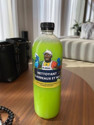 DIOSS CARREAUX (2) Monsieur DIOSS – Nettoyant Carreaux Multi-Surfaces 1 Litre - Anti-Trace & Dégraissant Puissant